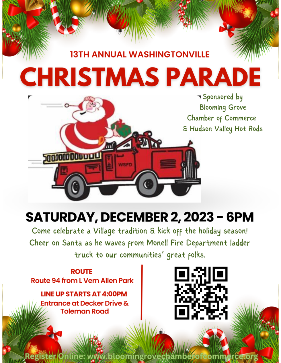 13th Annual BGCC Christmas Parade The Blooming Grove Chamber of Commerce