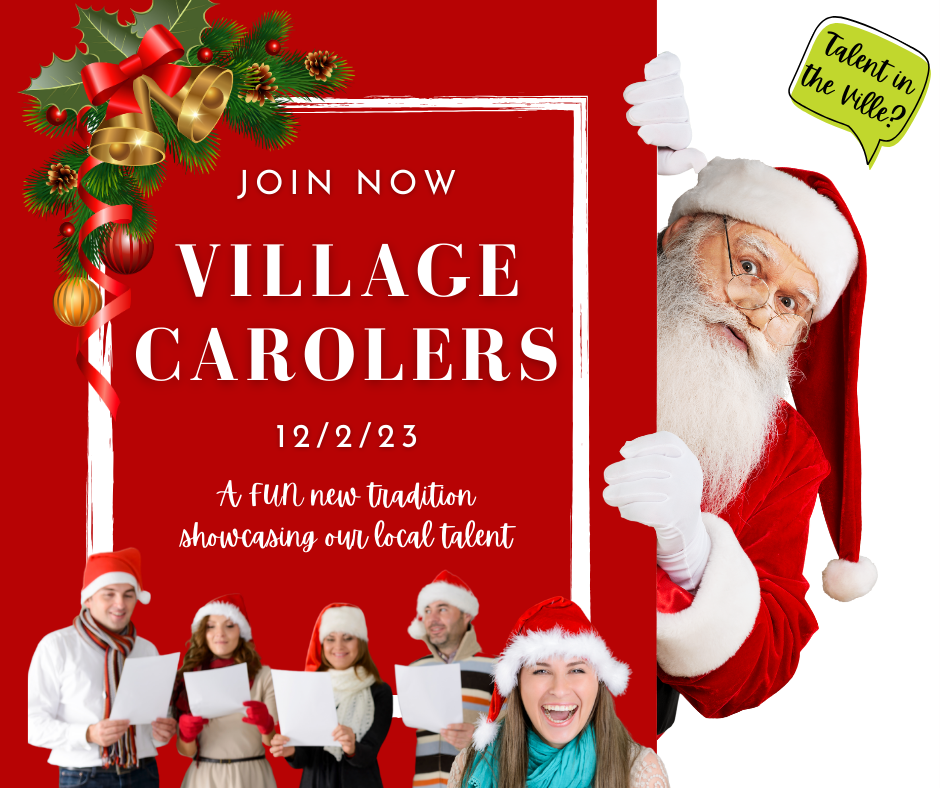 Join our village Christmas caroling group to perform at the Washingtonville Christmas Parade December 2, 2023